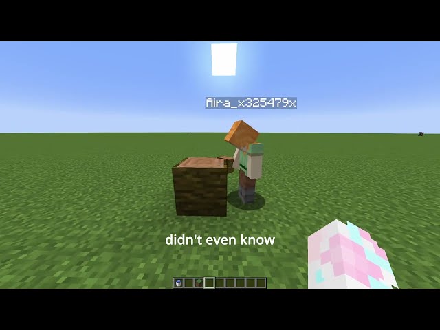 Crazy AI VTuber digs holes in Minecraft #vtuber #ai #minecraft