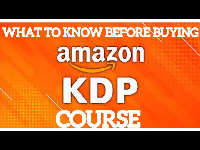 No much about Dollar Account before buying Amazon kdp course