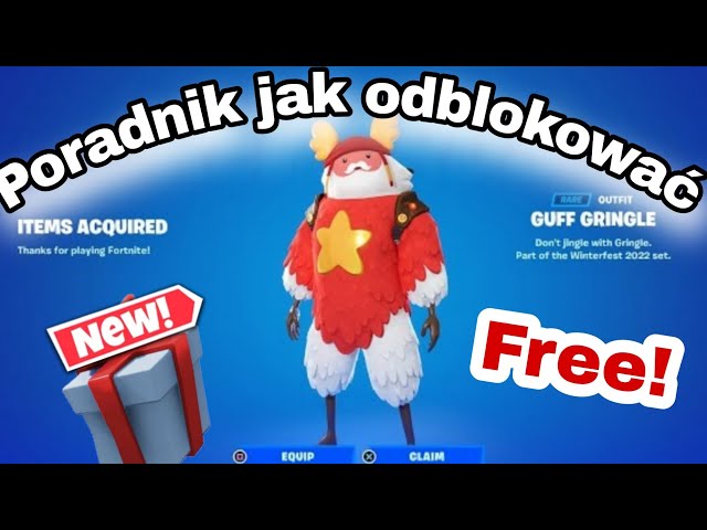 Jak odblokowac nowego DARMOWEGO skina do fortnite - Fajnisty Futrzak Poradnik 2022/2023