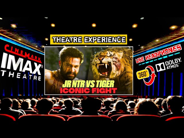 NTR TIGER FIGHT || NTR ENTRY || RRR || THEATRE EXPERIENCE ||