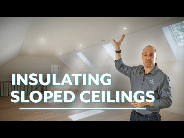 Maximizing Space and Comfort with Insulated Sloped Ceilings