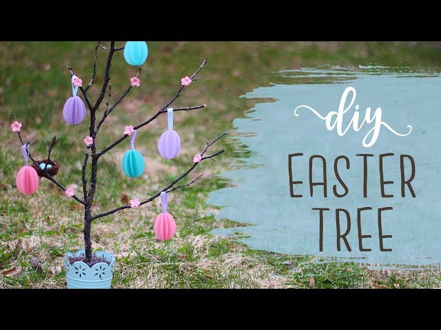 DIY Easter Tree Tutorial! 🐣 Easter Crafts & Decorations