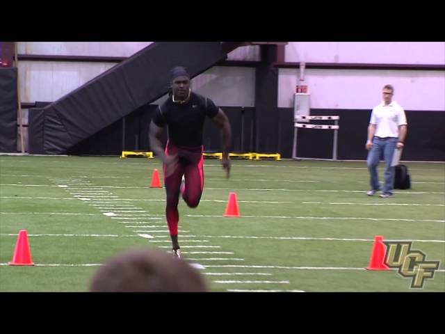 UCF's Breshad Perriman at Pro Day