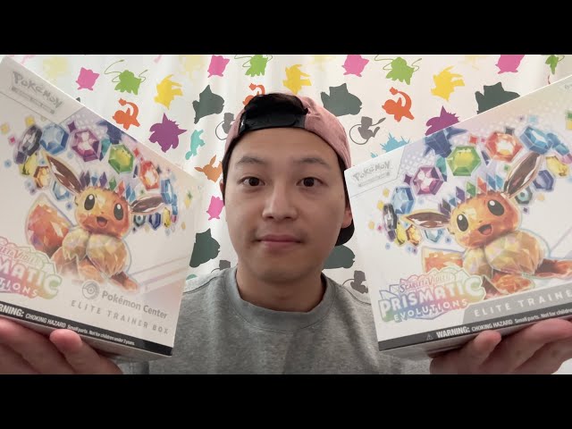 PRISMATIC EVOLUTIONS ELITE TRAINER BOXES FACEOFF (ETB vs Pokemon Center ETB)