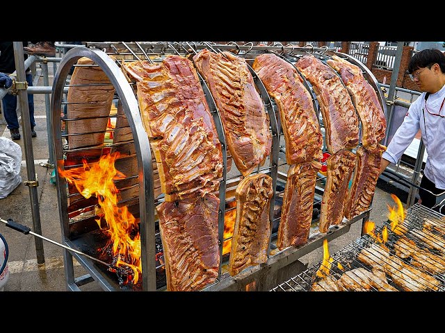 World’s Largest BBQ Festival with 500,000 Visitors - Korean street food