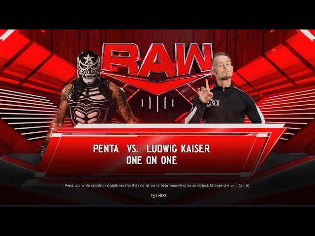 WWE 2K24 Penta Vs Ludwig Kaiser