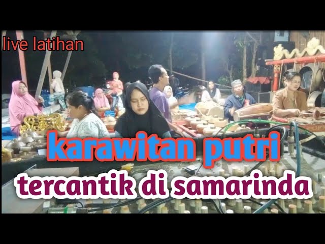 live Latihan Karawitan Putri tercantik di samarinda