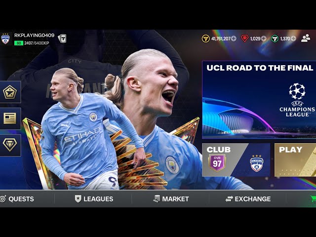 playing FC MOBILE