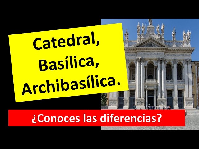 Difference between Cathedral, Basilica and Archbasilica.