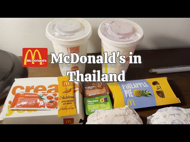 What does McDonald's taste like in Thailand @mcdonaldthai#mcdonalds #mcdonaldschickennuggets