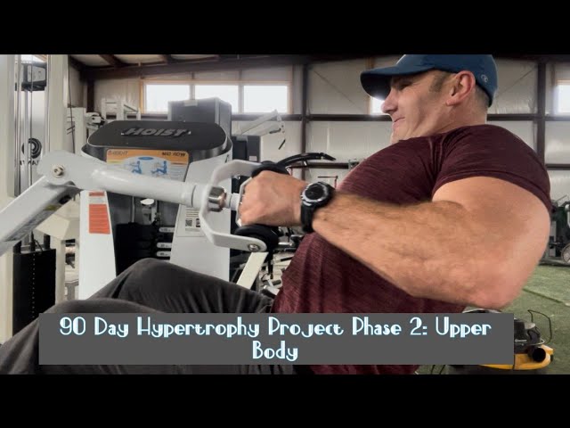 90 Day Hypertrophy Project Phase 2 Upper Body Workout