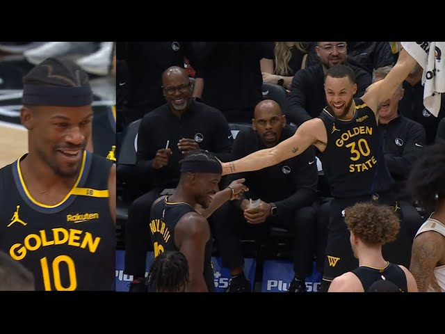 Jimmy Butler having fun with Steph Curry in Warriors debut - Full Highlights 25pts