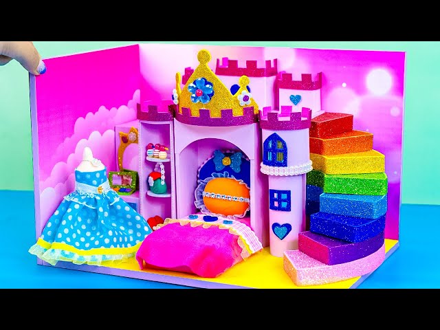 Build A Magical Castle Bedroom For A Fairy Tale Dream ❤️| DIY Miniature House