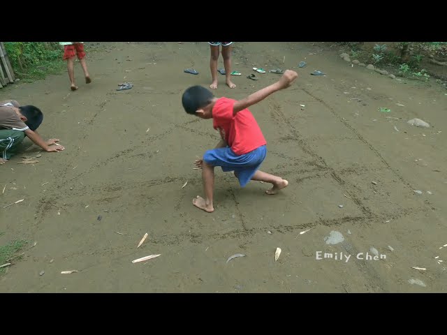 "STEP GUNTING" Traditional Filipino Game in the Philippines (Larong Pinoy, Laro ng Lahi)