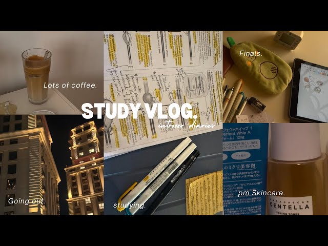 Study vlog 🧸 | med school finals week , lots of studying , food , quiet life of an introvert 🥞