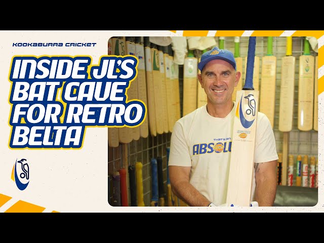 Inside Justin Langer's EPIC Bat Cave for Retro Belta | Kookaburra Cricket