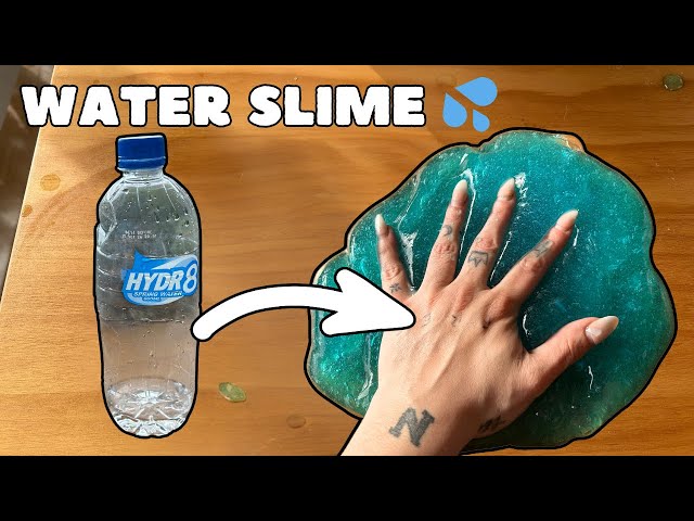 VIRAL WATER SLIME 💦 DIY JIGGLY SLIME