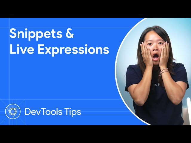 Snippets and live expressions #DevToolsTips