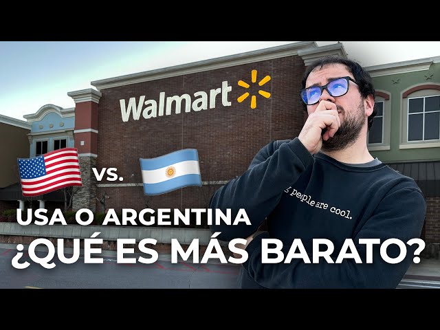 Es CARO vivir en ESTADOS UNIDOS? Comparamos PRECIOS de SUPERMERCADO de ARGENTINA y ESTADOS UNIDOS.