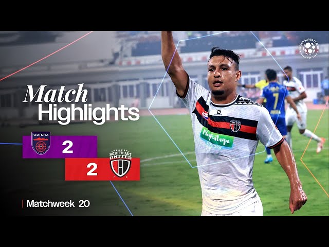 Match Highlights | Odisha FC 2-2 NorthEast United FC | MW 20 | ISL 2024-25