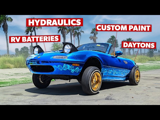 Installing Hydraulics on a Miata (Full Lowrider Build)