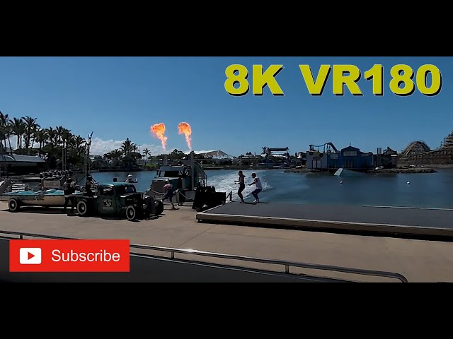 8K VR180 3D Sea World Main Show - Gold Coast Australia (Travel videos, ASMR/Music 4K/8K Metaverse)