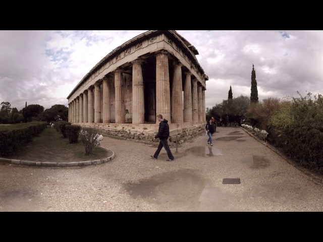 360 video: Temple of Hephaistos, Athens, Greece