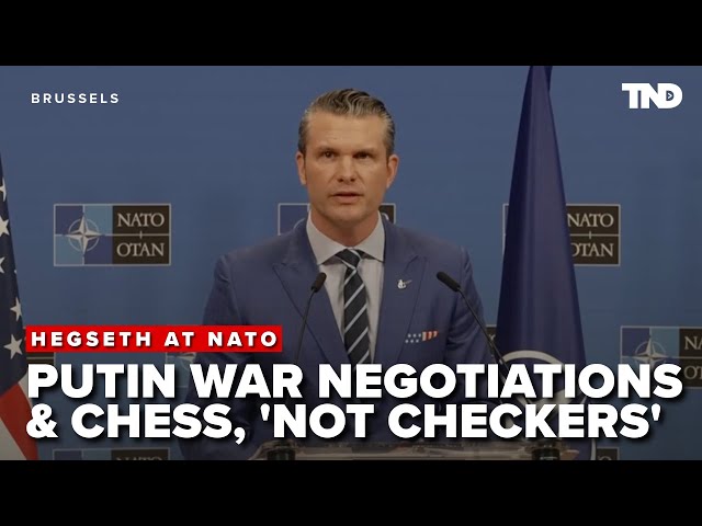 Defense Sec. Hegseth details Putin, Zelenskyy war negotiations; defense spending needs at NATO