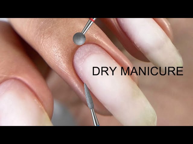 Dry Manicure con punte fresa Tutorial | RIMOZIONE CUTICOLE CON PUNTA FRESA