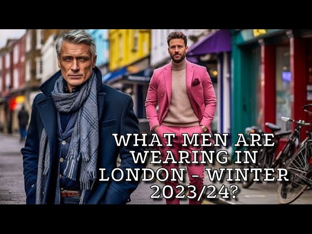 London Winter Fashion 2023/24: Men's Edition