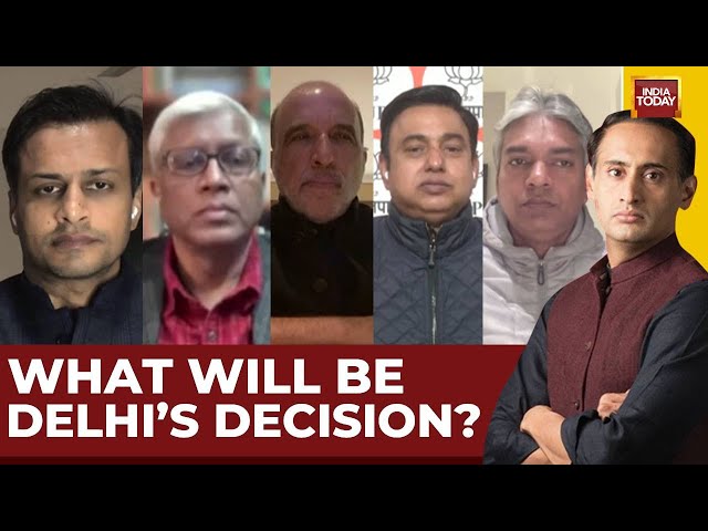 NewsTrack Debate: Will Exit Poll Projections Hold Or Will Delhi Spring A Surprise? | Election Result