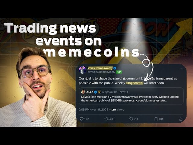 How to RELIABLY Make 3-5x on Memecoins Trading News [NOBODY IS TALKING ABOUT THIS]