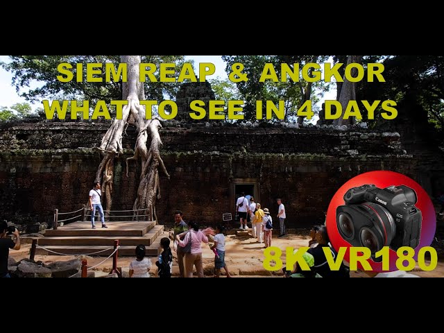 Things to see and do in Siem Reap &  Angkor in Cambodia? Tomb Raider, Preah Vihear 8K 4K VR180