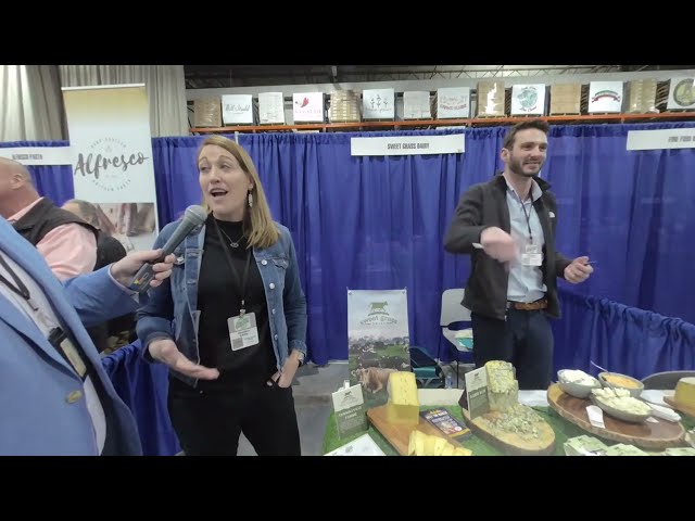 Jessica Little Sweet Grass Dairy at the 2022 Gourmet Foods International Food Show