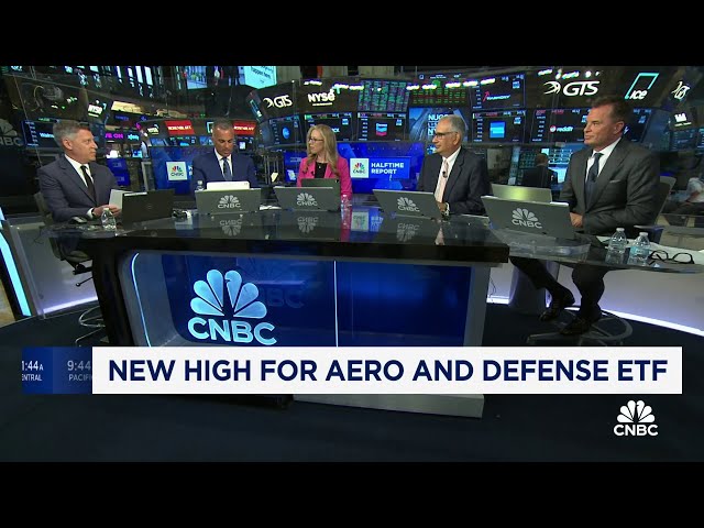 The Aero and Defense ETF ITA is hitting a new high