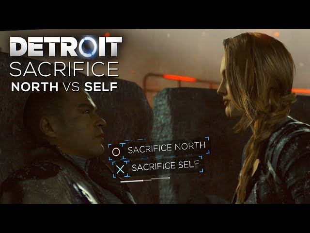 Sacrifice North vs Sacrifice Markus Self - DETROIT BECOME HUMAN