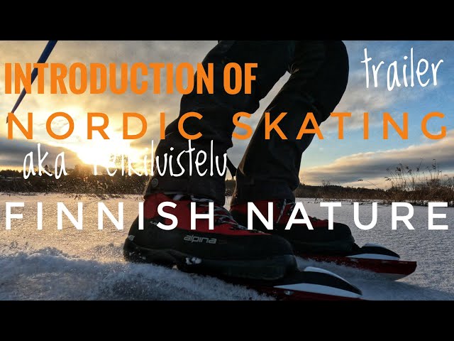 Introduction of Nordic Skating aka Retkiluistelu // Finnish Nature