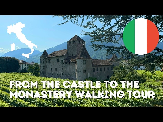 Walking from Castle Maretsch to the Franciscan monastery of Bolzano