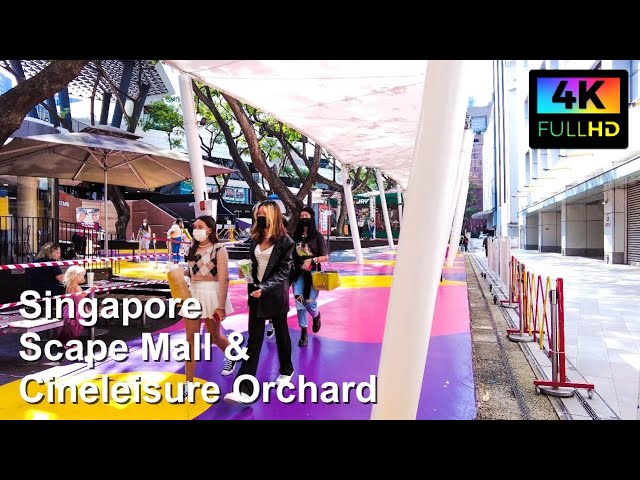 [4K 60P] Walking Tour @ Singapore Scape Mall & Cineleisure Orchard | Shopping Mall at Orchard