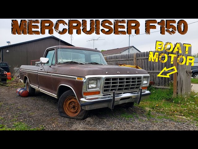 Can We Swap a BOAT ENGINE into a TRUCK? 1979 F150 Revival