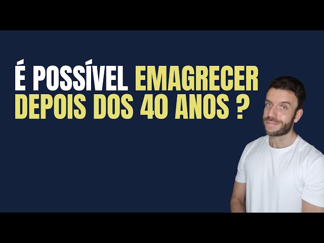 EMAGRECER DEPOIS DOS 40 ANOS É POSSÍVEL ? - CAFÉ COM NUTRI