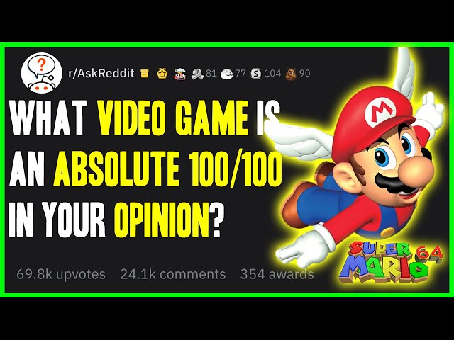 What VIDEO GAME is an absolute 100/100 in your opinion? / [Reddit - Minecraft Background] #reddit