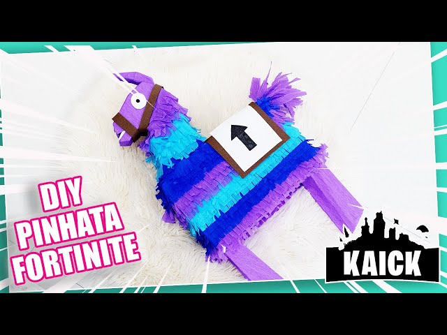 FAÇA VOCÊ MESMO UMA PINHATA DA LHAMA DO FORTNITE *Niver do Kaick | Kathy Castricini