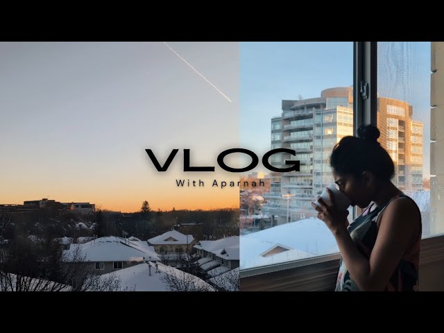 Work day vlog | with aparnah | low energy day ✨#minivlog #canada