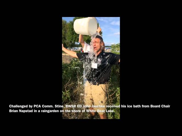 BWSR ED John Jaschke's ice bucket challenge.