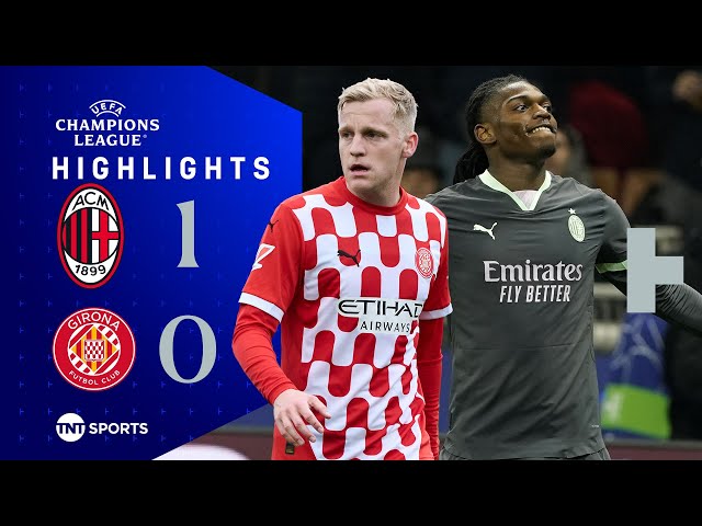 Rafael Leao Edges Milan Towards Last 16 👏 | AC Milan 1-0 Girona | UEFA Champions League Highlights