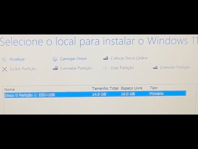 SSD / HD não aparece no Acer Aspire 5 ou Lenovo com Windows 11 (W11) - Erro de discos do Windows