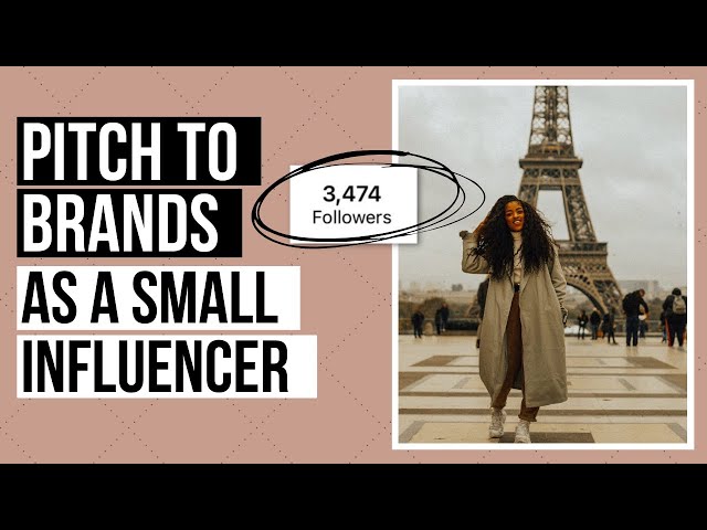 How to get brand deals with a SMALL following | How to pitch to brands | Small influencer tips