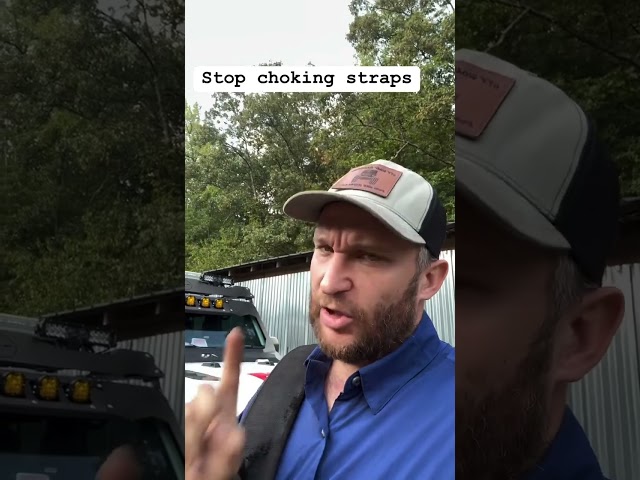 Stop choking straps #offroad #wheeling #offroadrecovery #4wheeling