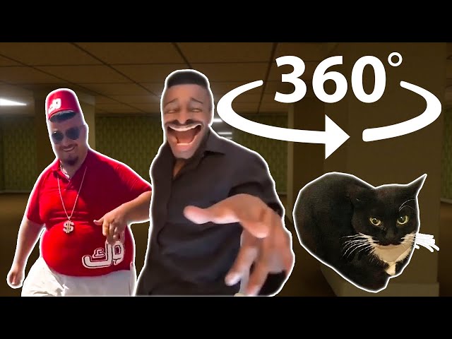 That One Guy / Skibidi Dop / Maxwell the Cat Dance in 360 VR in The Backrooms | 360 Video